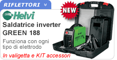 Saldatrice inverter Green 188 Helvi