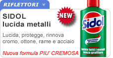 Crema per lucidare metalli Sidol