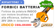 Forbici batteria Ingco CSSLI203083