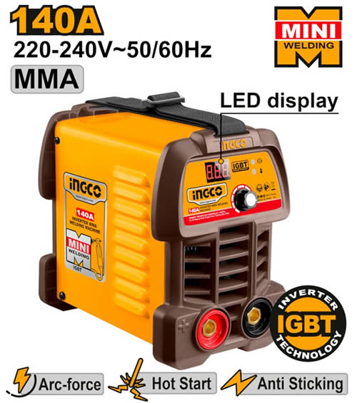 Saldatrice inverter MMA  MMA14049E Ingco
