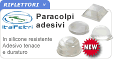 Paracolpi adesivi in silicone