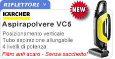 Aspirapolvere compatto e leggero VC5 Kaercher