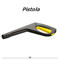 Pistola con ugello detergente integrato