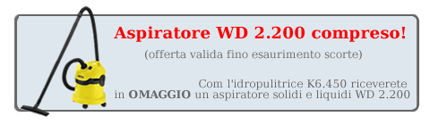 Aspiratore solidi e liquidi WD 2200 Kaercher