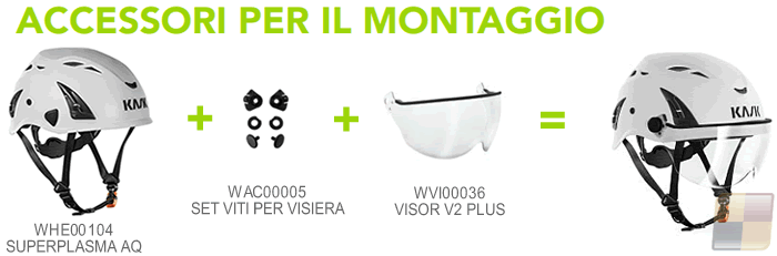 Visiera e accessori elmetto Superplasma Kask