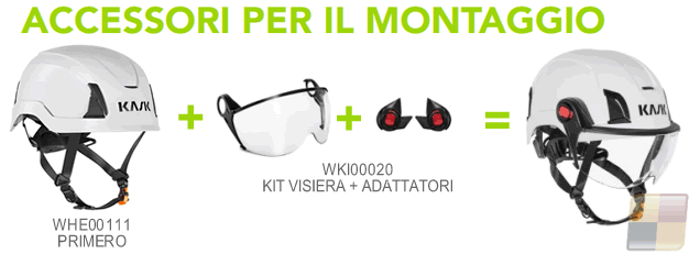 Visiera e accessori elmetto Primero Kask