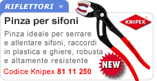 Knipex 81 11 250 per sifoni