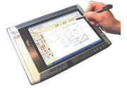 Tablet PC utilizzato per il rilievo