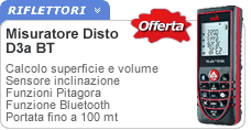 Distanziometro laser DISTO D3aBT