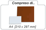 Piastra segnale per metro laser - A4 da 210 x 297 mm