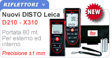 Misuratori laser Disto Leica Geosistems D210 e X310