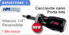 Cacciavite a cricco porta inserti