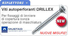 Viti autoperforanti Drillex