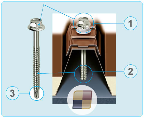 Dettagli viti Kovervit DX