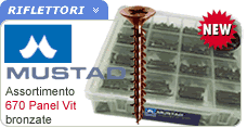 Mustad Case Panel Vit assortite