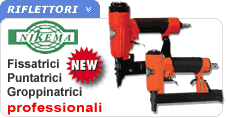 Fissatrici pneumatiche professionali Nikema