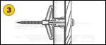 Avvitare tassello nylon