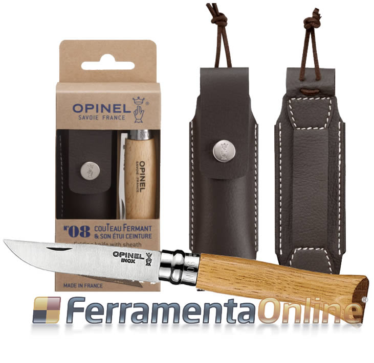 Opinel coltello inox n r8 con custodia