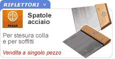 Spatole acciaio