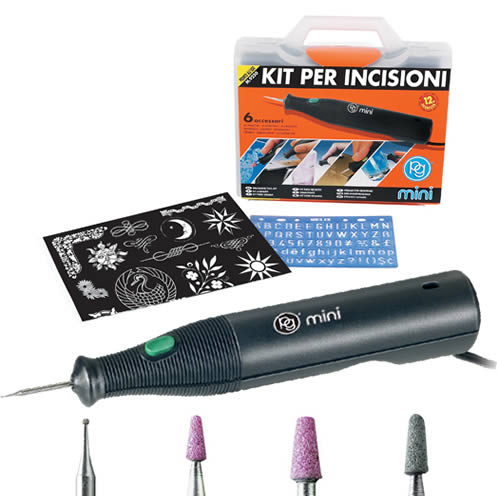 Kit minitrapano per incisioni