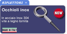 Vite ad occhiello inox