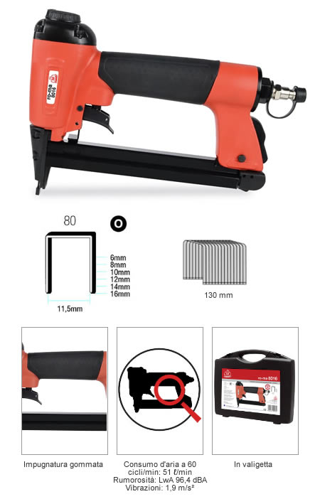 Dettagli fissatrice RO-MA 8016