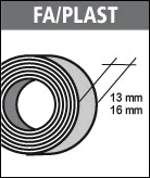 Tendireggia plastica da 13 a 16mm