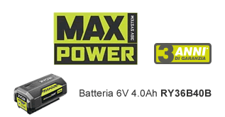 Batterie 36V Max Power Ryobi