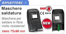 Maschera curva per saldare