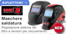 Maschera per saldatura Sacit P950 turbo