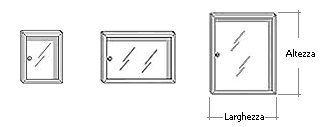 Dimensioni bacheca porta avvisi