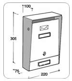 Cassetta postale INOX