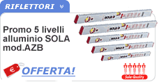 Livelli alluminio Sola AZB 