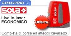 Livello laser a croce autolivellante Sola X2