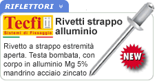 Rivetti a strappo in alluminio