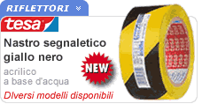 Nastro segnaletico Giallo Nero