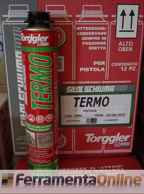 Schiuma poliuretanica monocomponente Termo Torggler