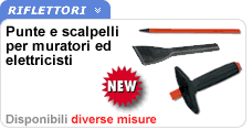 Punte e scalpelli per muratori Scalpello widia