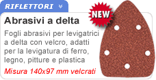 Fogli abrasivi a delta