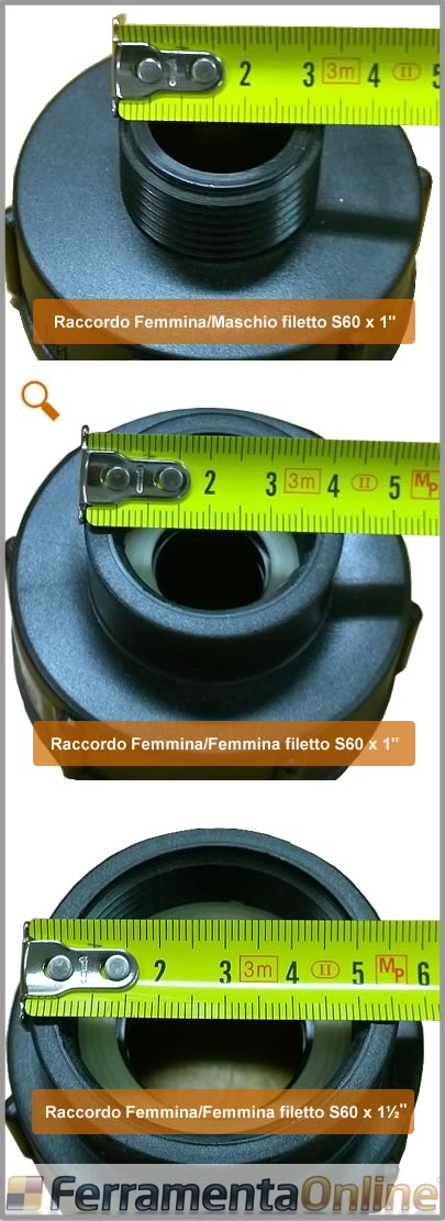 Adattatore FF per cisterne