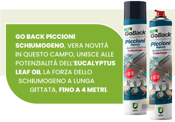 Antipiccione dissuasore Go Back Piccione