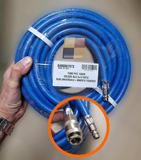 Rotolo tubo PVC per aria compressa