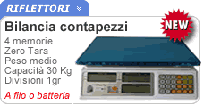 Bilancia contapezzi digitale