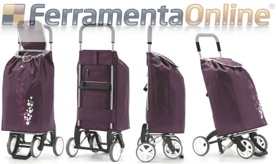 Carrello spesa GIMI Twin 4 ruote lt. 56 [8001244013308] : IL BAZAR di  Rossato Luca, Valdellatorre - Torino