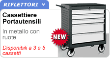 Carrelli e cassettiere per utensili