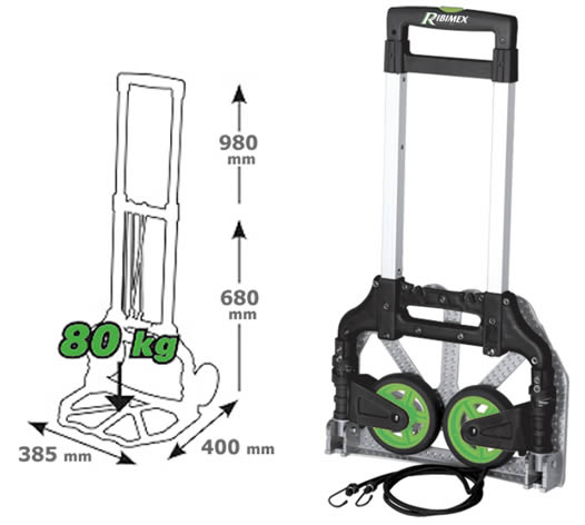 Carrello pieghevole Ribimex PRCDPL