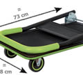 Carrello PRCDT150 Ribimex dimensioni