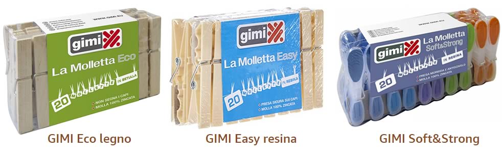 Mollette GIMI per panni