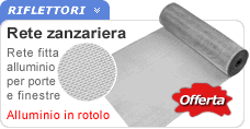 Zanzariere fai da te in rotolo