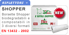 Shoppers bio compostabili